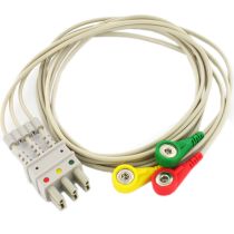 Gima connettore snap a 3 o 5 derivazioni per accessori ECG compatibile con monitor BM3 e BM5