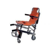 Barella a sedia portantina di emergenza in alluminio su 4 ruote 