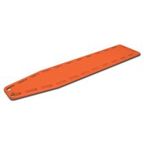 Barella Spinale in Polietilene Arancione, 183x40x4,5 cm