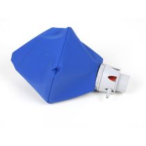 Gima sacca per ossigeno da 1500 ml per adulti in materiale sintetico blu riutilizzabile