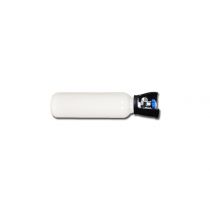 Gima bombola di ossigeno da 5 litri con valvola bull nose conforme a British Standard diametro 140 x 550 mm