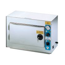 Gima Titanox sterilizzatrice a secco termoventilata 20 litri acciaio inox ripiani regolabili chiusura a chiave