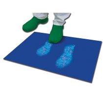 Tappeto Decontaminante Blu - 30 Fogli Adesivi - 1.8 mm