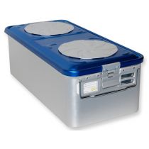 Container Standard 4 Valvole Perf. Blu 580 X 280 X H 200 Mm