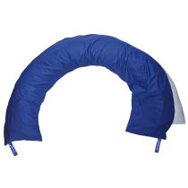 Cuscino Posizionatore Semiluna Sfoderabile in Fibra Cava Siliconata Misura 180x30 cm