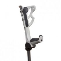 Stampelle Platinum Regolabili in Alluminio con Impugnatura Ergonomica