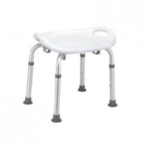 Sgabello Anatomico Doccia Plus - Alluminio Regolabile Antiscivolo