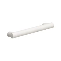 Thermomat Maniglione Lineare per Disabili in Acciaio Zincato Bianco Opaco 30 cm