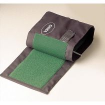 Gima bracciale in velcro per sfigmomanometro senza polmone 49x15 cm in nylon nero e verde