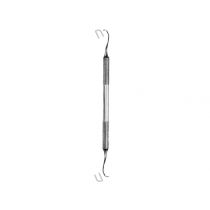 Gima Scaler Langer in acciaio inox per strumentazione dentale figura 1/2 argento