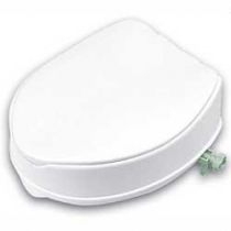 Alzawater Rigido con Tavoletta 10 cm Bianco - Plastica Resistente