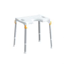 Identites Capri Plus sgabello per doccia regolabile in altezza con seduta reversibile bianco plastica