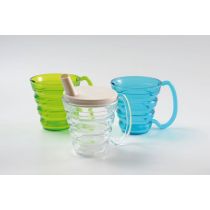 Tasse Ergo Identités Pack da 20 – Tazze Ergonomiche con Ampia Ansa, Copolyester Tritan Resistente, Lavabili in Lavastoviglie e Utilizzabili in Microonde