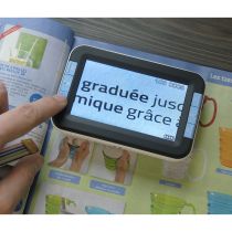 Loupe Elettronica Portatile Memorys, Lente d’Ingrandimento Digitale fino a 14X con Schermo da 11 cm, 7 Modalità Colore, Fotocamera, LED e Batteria Ricaricabile