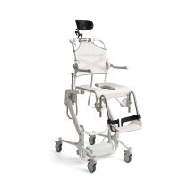 ETAC ALTO Poltrona da Doccia Elettrica Regolabile e Inclinabile — Seduta Ergonomica per Igiene e Assistenza, Altezza Regolabile, Portata 160 kg