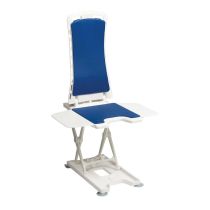 Drive DeVilbiss Bellavita Bathlift – Sollevatore da Bagno Elettrico Reclinabile, Seduta Regolabile, Telecomando Impermeabile, Portata 140 kg, Blu/Bianco