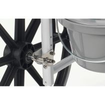 Grandi Ruote per Sedia da Doccia/WC Aston – Coppia Ruote da 61 cm Anticorrosione con Freni in Alluminio