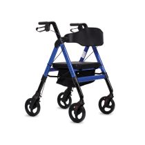 Rollator Bariatrique TULA – Deambulatore Bariatrico Pieghevole Rinforzato con Seduta e Schienale