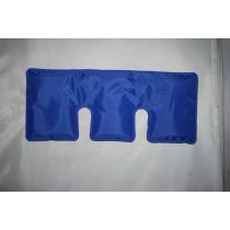 Identites collare termico terapeutico in tre sezioni per impacco caldo o freddo in gel atossico blu