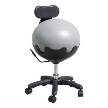 Mambo Max Sgabello Ergonomico con Supporto Dorsale, Seduta Attiva e Base Girevole a 360°, Altezza Regolabile 51–58 cm, Portata 127 kg