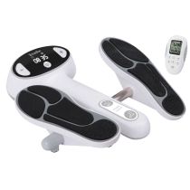 Terraillon Power Stepper Stimolatore Circolatorio Elettrico EMS e TENS con Stepper, 99 Livelli di Intensità e Telecomando Wireless