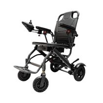 Identités New ID Mouv – Poltrona Elettrica Pieghevole Ultra-Leggera per Mobilità, 2 Motori 180 W, Joystick Destra/Sinistra, Comando Accompagnatore, Batteria al Litio