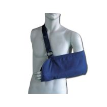 Gima reggibraccio universale con regolatore a strappo e chiusura a fibbia blu in polipropilene lavabile