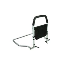 Identites maniglia ergonomica da letto posizionabile su reti a doghe in metallo bianco 70x58 cm