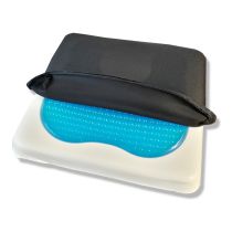 Bmedica cuscino in memory foam e gel con ventilazione continua 43x43x5 cm per seduta