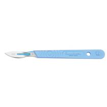 Bisturi Swann-Morton Manico in Plastica e Lama Inox N.24 - Sterile - Confezione da 10 Pezzi