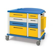 Carrello Basic di medicazione ed emergenza - 115 x 64 x h 100 cm 