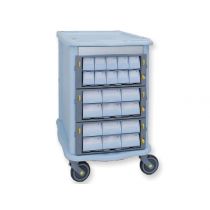 Carrello Double Face per farmacia - 3+22 Cassetti