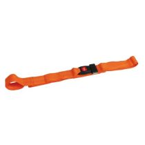 Set 3 Cinture per Barella con Fibbia Auto Arancione 180x5 cm