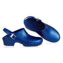 Zoccoli sanitari professionali con fori laterali - Blu - Calzuro Classic - 38-39