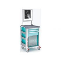 Carrello multifunzionale con negativoscopio a LED - Compact Kart