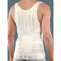 Lite Cross - Corsetto Dorso Lombare con Spallacci Imbottiti Crema