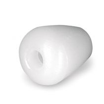 Logiko oliva rigida per fonendoscopio in PVC bianco compatibile con tubi standard da 4,8 mm