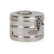 Drum Cilindrico per Sterilizzazione - Diametro 150 X H 100 Mm