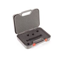 Easyred astuccio per laringoscopio e lame Macintosh con fibre ottiche in plastica grigia 20x25,5x6 cm