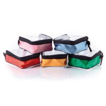 Easyred kit di 5 moduli trasparenti colorati con chiusura a cerniera per zaini e borse emergenza