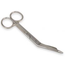 Gima forbici per bendaggi inclinate con clip punta arrotondata acciaio inox 14 cm argento