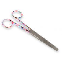 Forbici Rette Punte Alterne - Fantasia Bolle - 14 Cm