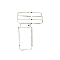 Sponda Letto Telescopica Ribaltabile Regolabile in Acciaio Bianco - Usato