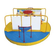 Giostra Inclusiva "Girasole" per Bambini Disabili con Rampe e Cinture