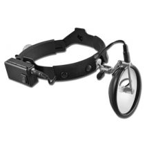 Orl Lux - Illuminatore Frontale a Batteria con Specchio Argento