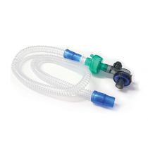 Gima circuito paziente per ventilatore elettronico o automatico con valvola e tubo trasparente
