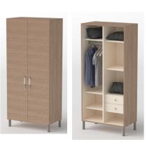 Armadio A 2 Ante Per 1 Utente Con 2 Cassetti