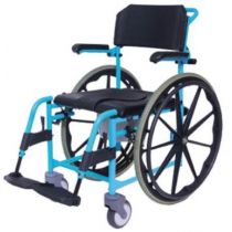 Zeta 360 - Sedia da Comodo Autospinta in Alluminio con Ruote