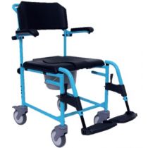 Zeta 355 - Sedia Comoda e Doccia con Ruote in Alluminio