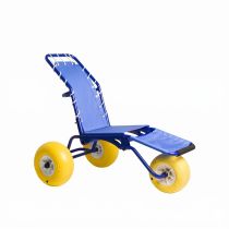 Neatech Jobbette Carrozzina da Mare per Bambini e Ragazzi – Sedia da Spiaggia, Piscina e Neve per Disabili, Ruote Galleggianti Fuoristrada, Telaio Leggero e Smontabile senza Attrezzi, Portata 125kg